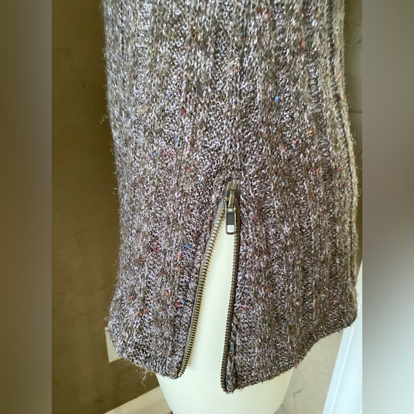 Altar'd State Striped Knit sweater sleeveless turtleneck, S - Picture 11 of 11